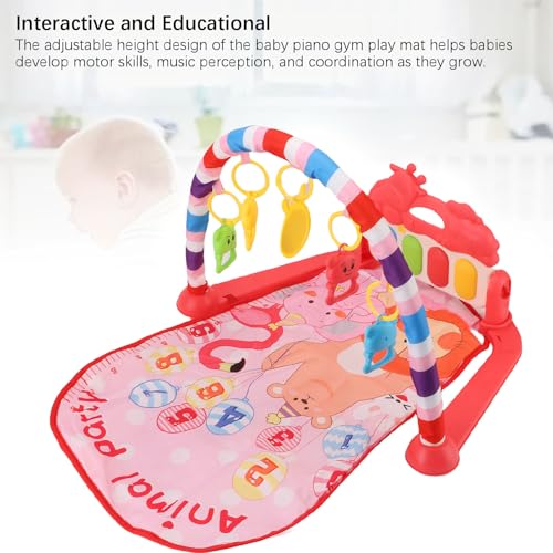 Baby Play Mat Activity Gym Multifunctional Adjustable Height Educational Infant Musical Piano Fitness Game Play Mat Sensory Toy – Image 6