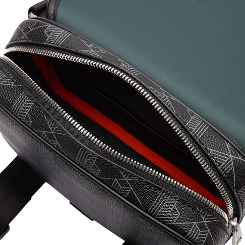 Lacoste Men's The Blend Clipped Monogram Messenger Bag3