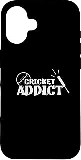 Cricket Addict Ball Sports Hobby Team Case for iPhone 16