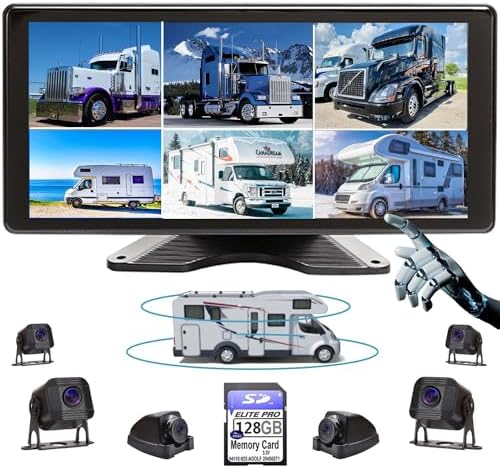 Amazon.com: RVInWest 4K RV Camera System, Touch Screen 10.36 Inch DVR ...