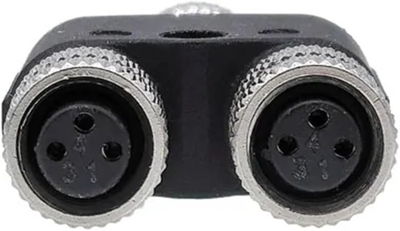 M8 3pin M8-4 1 Split 2 Y-Type Adapter Plugs Male Female Splitter Circular Sensor Connector 1Pcs(3P)
