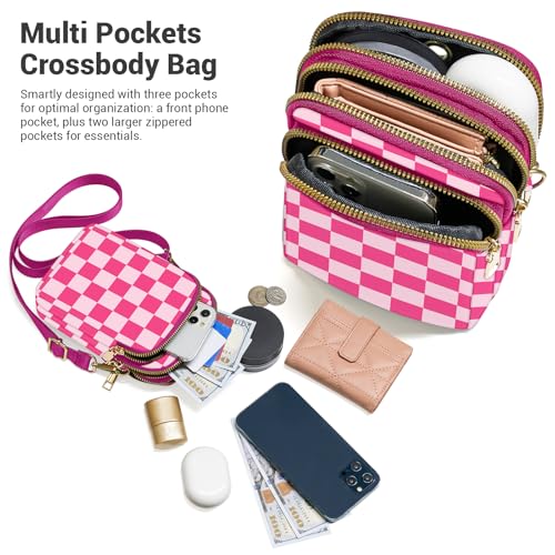 Image of YINHEXI Small Crossbody Bags for Women, Mini Cell Phone Wallet Purse, Shoulder Bag for Women and Men
