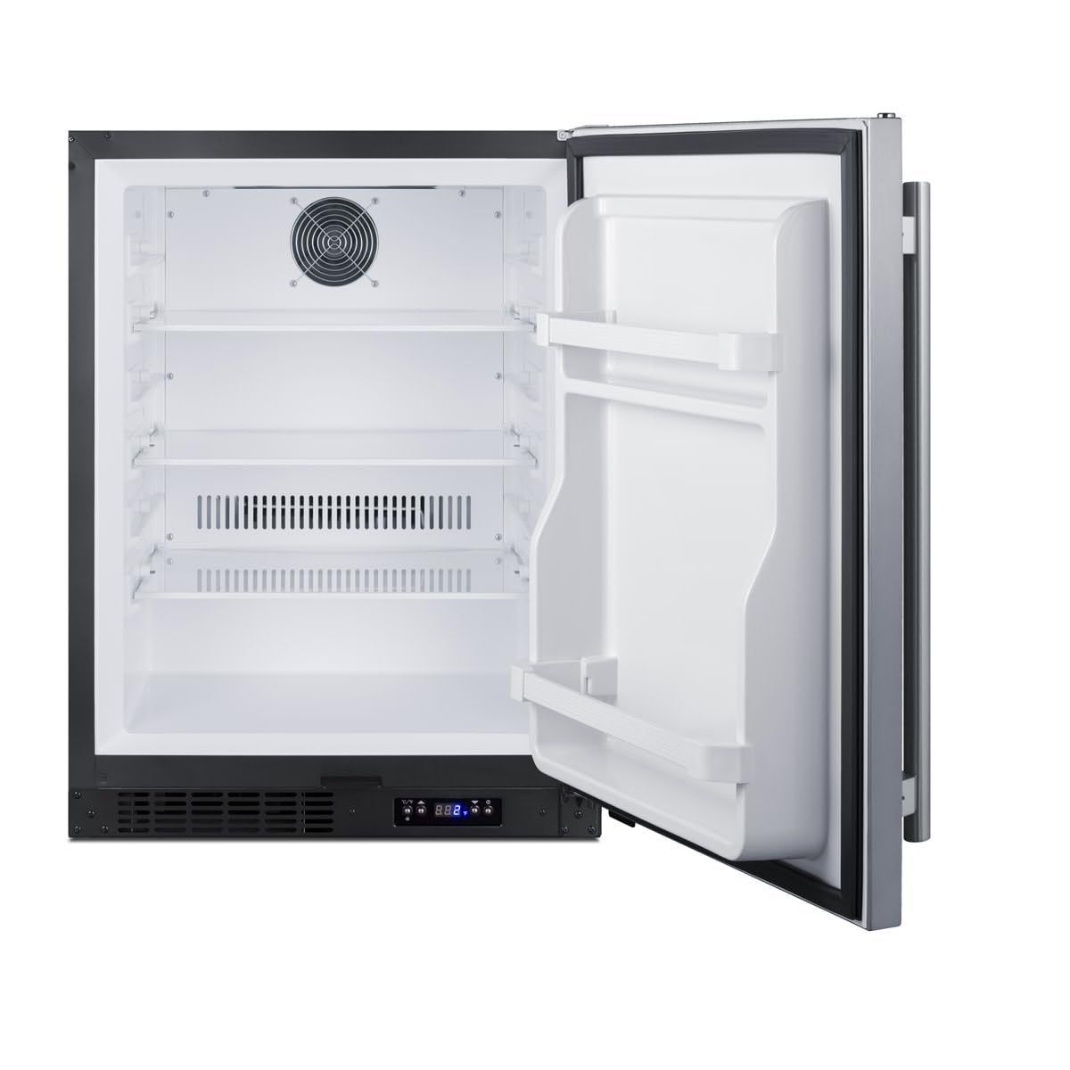 4.0 Cu. Ft. Upright Frost-Free Freezer In Stainless Steel ADA Compliant on Fridge.com - View 2