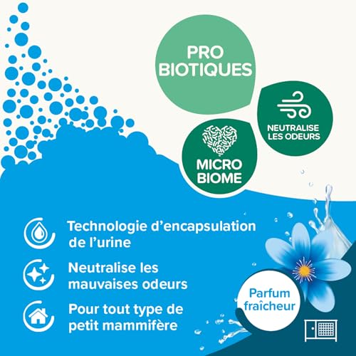 Beaphar Geruchsstopp-Granulat/Geruchsneutralisierer für Streu, für Nagetiere, 600 g