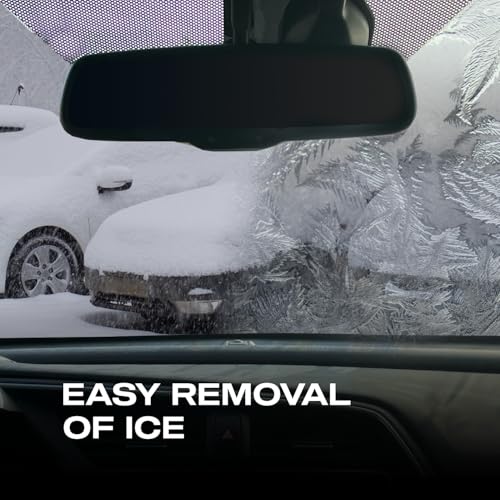 Nasiol GlasShield Nano Rain Repellent Spray Kit, Windshield&Glass Ceramic Coating, Super Hydrophobic to 30000 Miles, Super Easy Application Spray&Wipe, Clear Vision for Safe Driving, Easy Ice Removal - Thumbnail 6