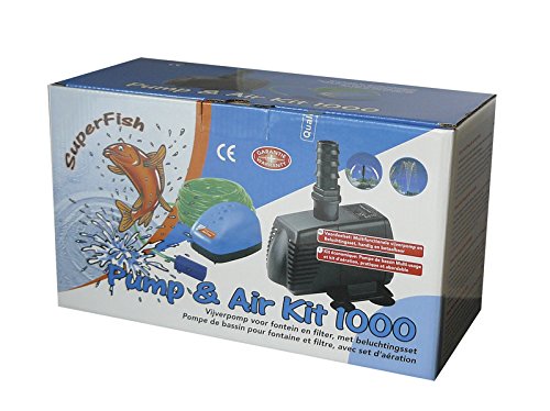 Superfish Pond Flow 1.000 & Luftpumpe Air Kit mini