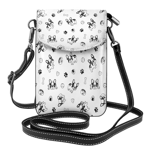 Portefeuille en cuir PU Boston Terrier, le cadeau parfait pour femme active
