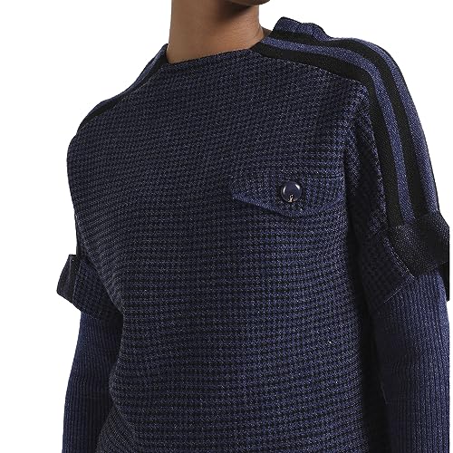 Image of PINACOLADA Women's Solid Ribbed Cropped CardiganFor Casual Wear | V Neck | Long Sleeve | Wool Sweater Crafted with Comfort Fit for Everyday Wear