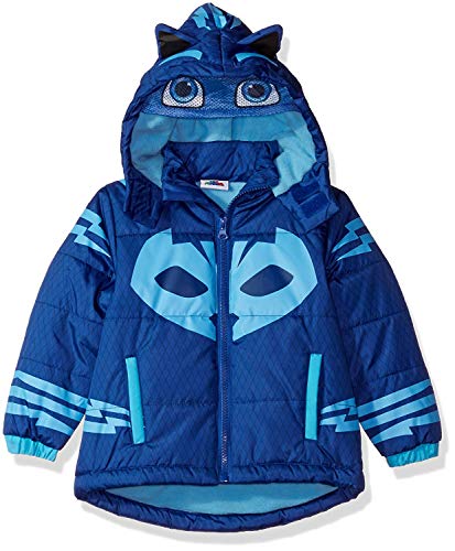 PJ Masks Toddler Boy's Catboy Puffer Coat Baby Costume, Blue, 2T