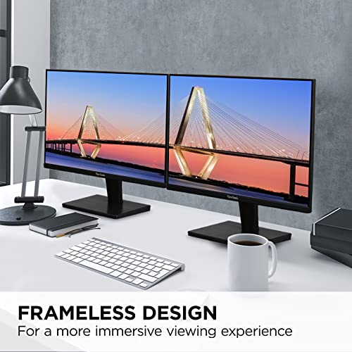 ViewSonic VS2447M 24 Inch 1080p Monitor with 75Hz, FreeSync, Thin Bezels, Eye Care, HDMI, VGA Inputs for Home and Office by ViewSonic - Image 2