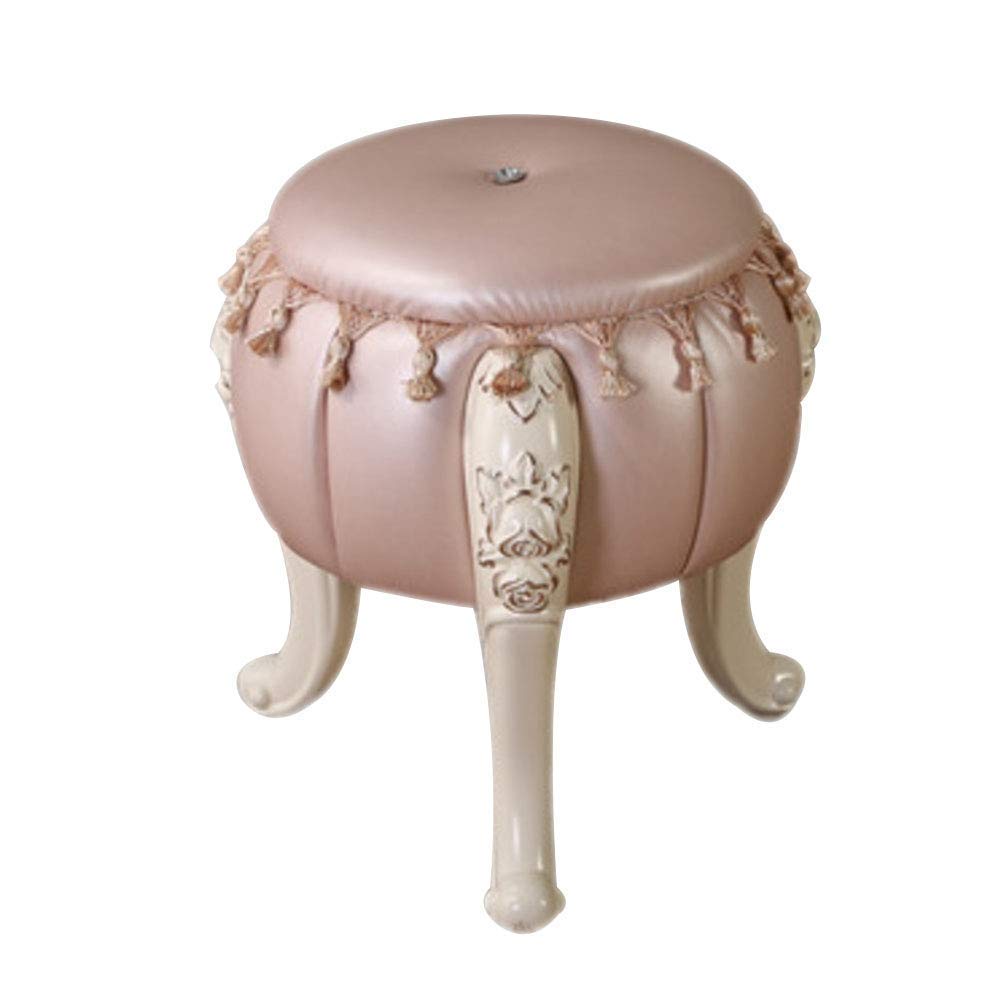 Repose-pieds confortable rose pour soulager les jambes lourdes avec assise rembourrée