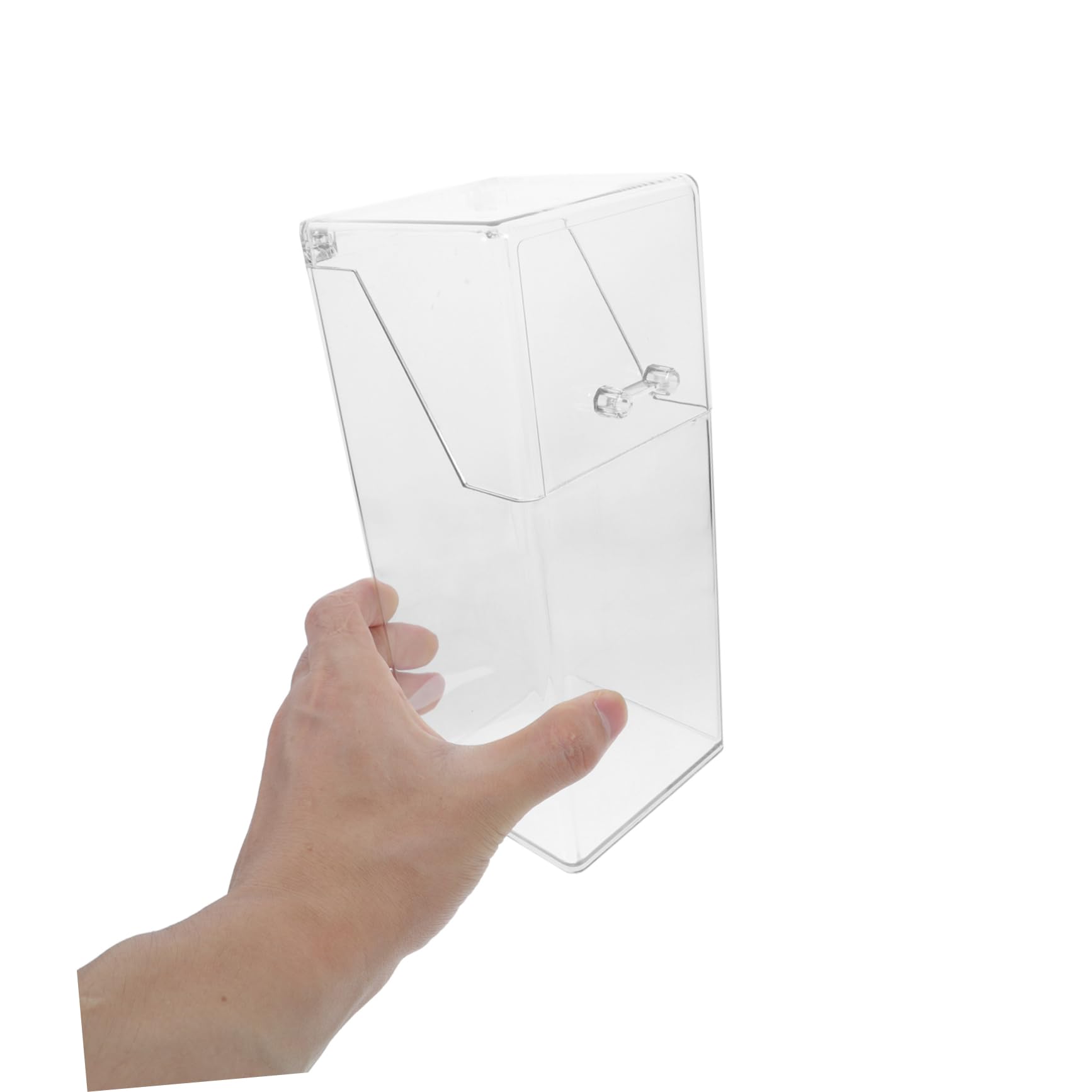 NAMOARLY Wall Mounted Gloves and Mask Dispenser Transparent Organizer for Laboratory Kitchen and Bathroom Protective Cover for Cleanliness Efficient Storage with Separate