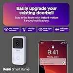 Roku Smart Home Wired Video Doorbell & Chime - 1080p HD Night Vision Ultrawide View Doorbell Camera with Motion & Sound Detection, 2-Way Audio & Compatible with Alexa & Google (Renewed) - Image 2
