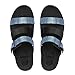 FitFlop Women's Gladdie Slide Gladiator Sandal, Supernavy Shimmer, 7 M US