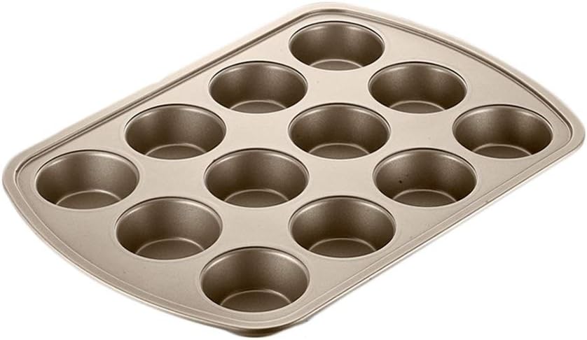 Baking Tray, Non-stick Cupcake Mould Carbon Steel Heavy Duty Trays (Color : D)
