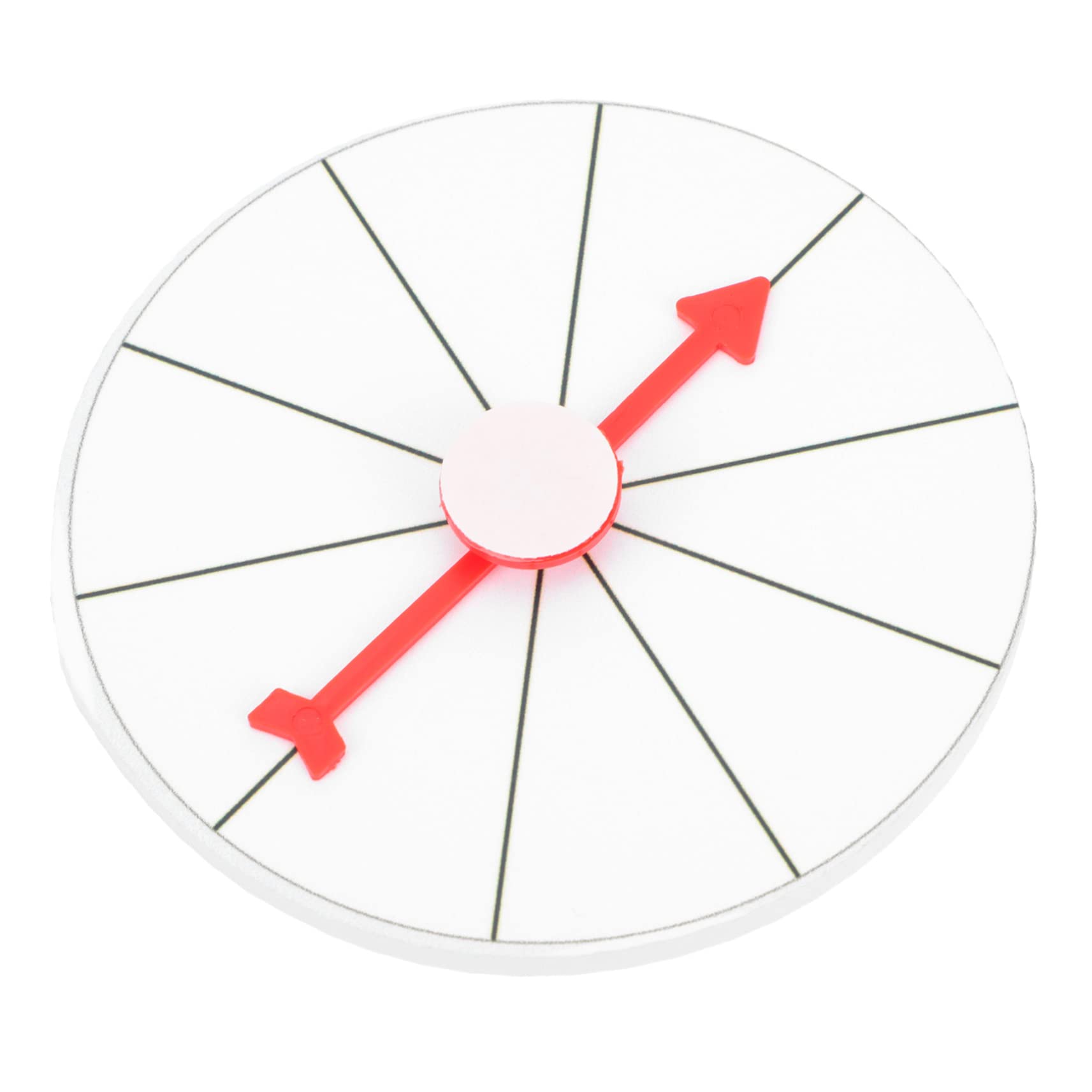 Hohopeti Funny Desktop Drinking Game Turntable Reusable Prize Wheel for Parties Carnivals Trade Shows Lightweight Plastic