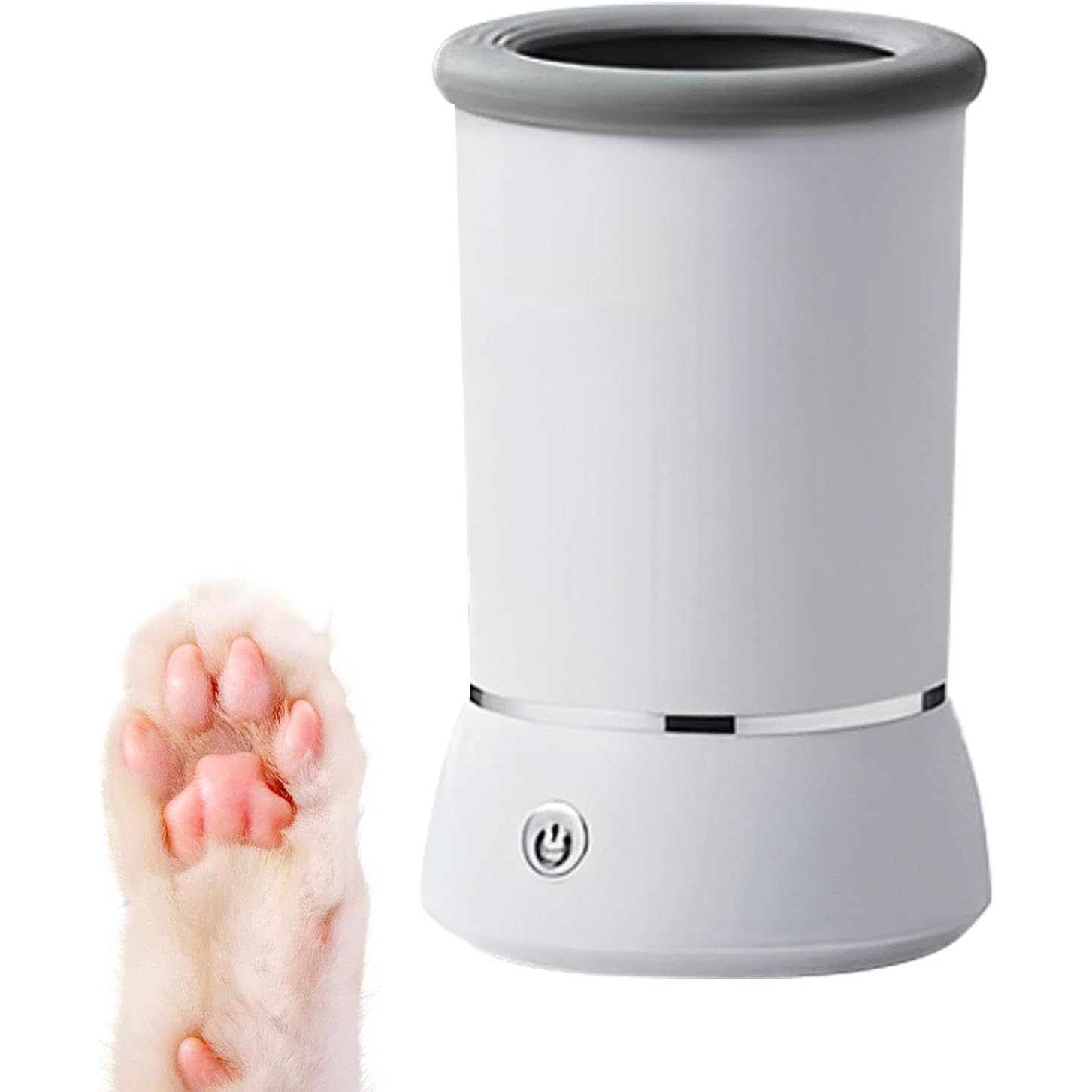 Limpiador Automático De Patas De Perro, Vaso Para Lavar Pies De Mascotas Alimentado Por USB Con Tapa a Prueba De Salpicaduras, Limpieza Profunda De 360° Y Fácil De Desmontar Para Gatos Y Perros
