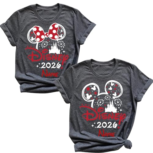 Image of Custom Family Trip Shirts 2026, Matching Vacation Tees, Fantasy Castle Theme Shirt, Group Travel Holiday Shirt