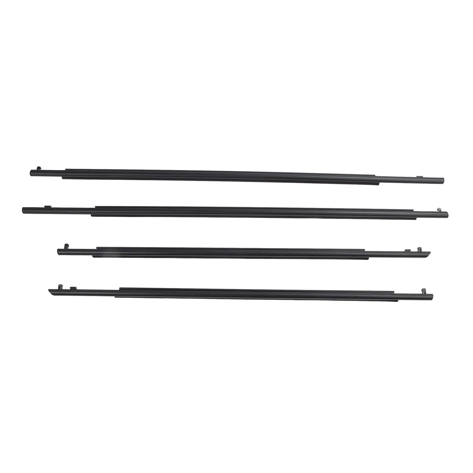 Sifusm One Color Rubber Seal 4 Pcs Door Belt Moulding Weatherstrips Outside Window Seal Belt For Prius 2010-2014 2015 75720‑47021 75740‑47021 75710‑47021 Strip