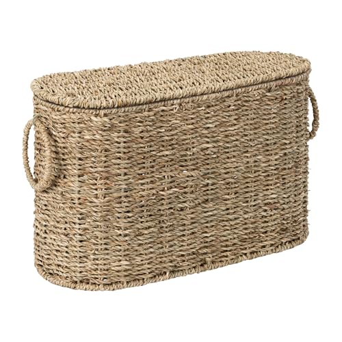 StorageWorks Toilet Paper Storage with Lid, Toilet Paper Storage Holder