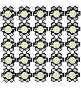 Lotde25LEDHautePuissancePuce,3WHauteAmpouledeSourceLumineuseIntégréedePucedeLEDA...