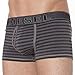 Diesel Men's Divine Underdenim Striped Boxer Trunk
