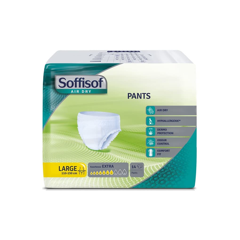 Silc Soffisof Air Dry Pannoloni Mutanda Large 14 Pezzi