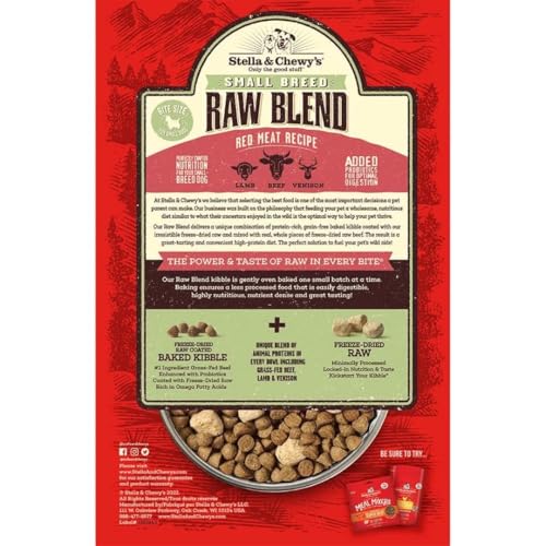 Stella-and-Chewys-Small-Bred-Raw-Blend-10-Pound-Red-Meat-Recipe-Grain-Free-Dog-Food Stella and Chewys Small Bred Raw Blend 10 Pound Red Meat Recipe Grain Free Dog Food