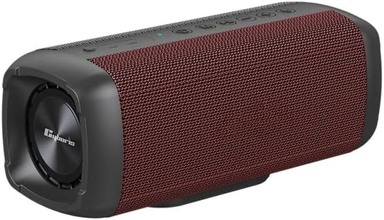Electronics - Cyboris IPX7 Waterproof Wireless Speaker Play Time 12 Hours Spikar Subwoofers High Level Power Horn 60W Sound Equipment (CYB-S6-Red)