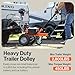 SuperHandy Trailer Dolly Electric Power 2800LBS Max Trailer Weight, 450LBS Max Tongue Weight, DC 24V 500W 24V 7Ah Powered Heavy Duty Commercial Jack Lever 2
