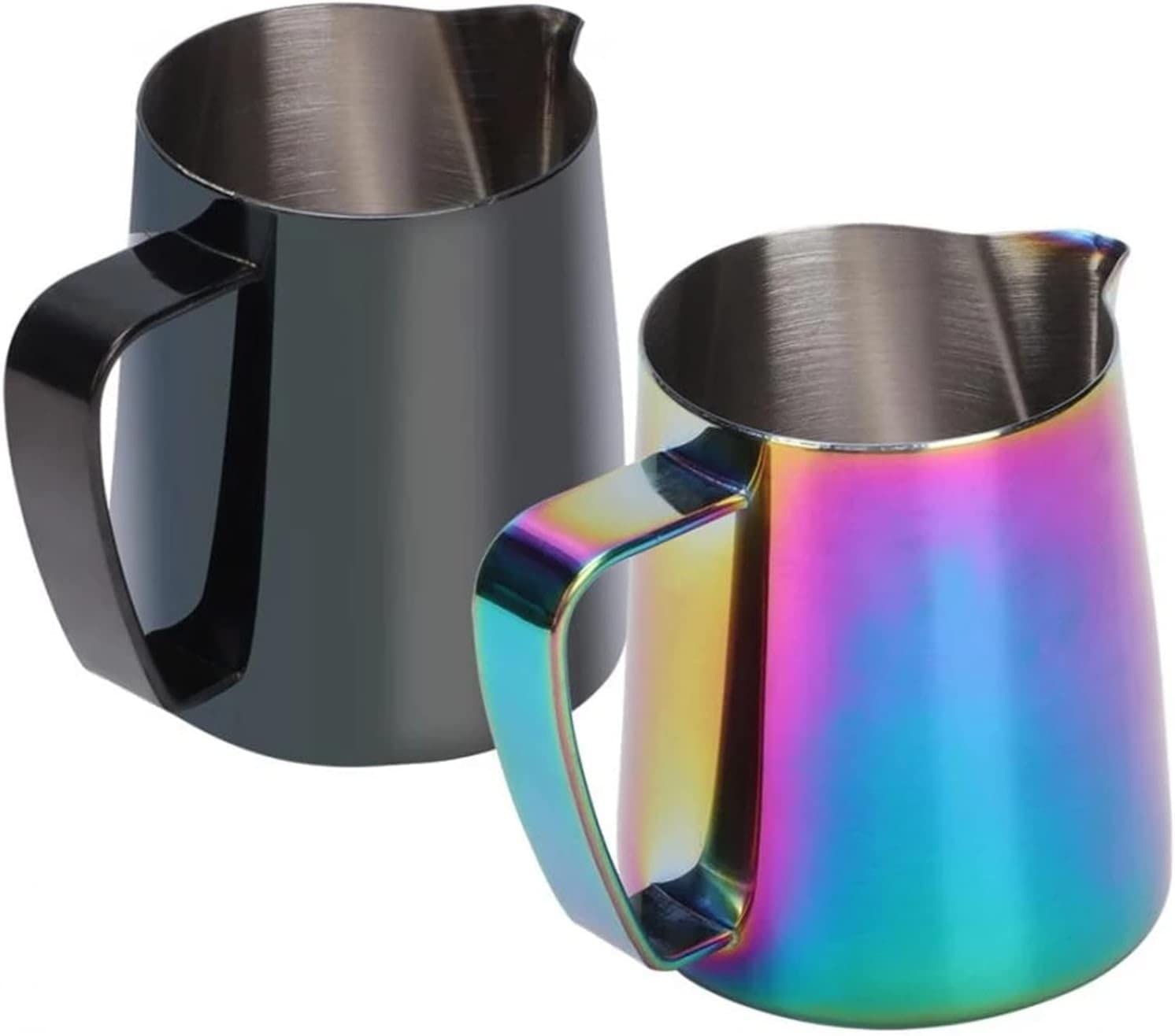 Jarra de leche, Jarra for espumar leche for cafetera(Black)
