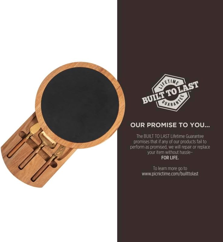 Miniatura 8 de PICNIC TIME Insignia - Juego de cuchillos, charcutería, plato para servir, tabla de queso, 12.5 x 12.5 x 1.4, Harry Potter Ravenclaw, madera de