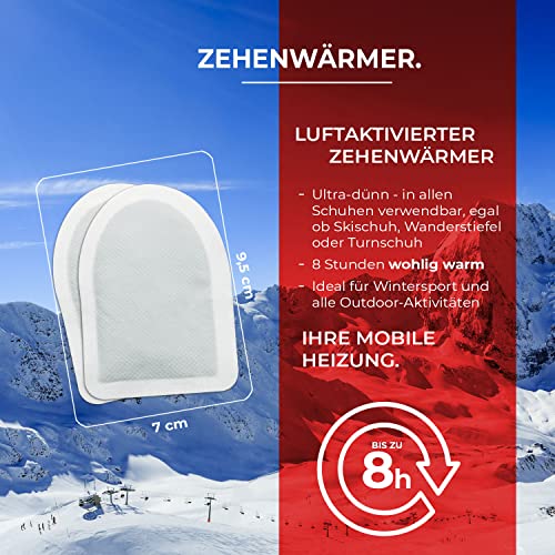 Thermopad Toe Warmers - The Original: 10 Pairs of Heat Pads for 8 Hours of Heat, Instant Use Foot Warmers, Extra Warm Foot Warmers, Ideal for Outdoor Activities & Ski Shoes, Foot Heat Cushion - Image 4