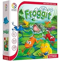 SmartGames Froggit - A Family Board Game for 2-6 Players Ages 6 - Adult