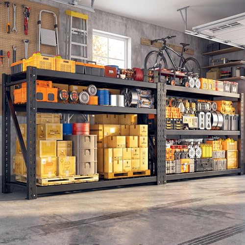 Bepatio Industrial Rivet Shelving 2-Pack