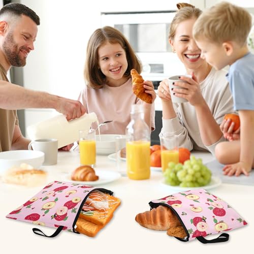 Pack de 3 Bolsas Reutilizables con Cierre para Snacks miniatura 7