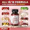 Cayenne Pepper Enteric-Coated Capsules - 18 in 1 Concentrated Complex w/High Potency Nutrient Moringa, Hawthorn, L-Arginine & D3K2 - Supports Circulation, Heart & Digestion* - Natural | GMP, 120 Ct