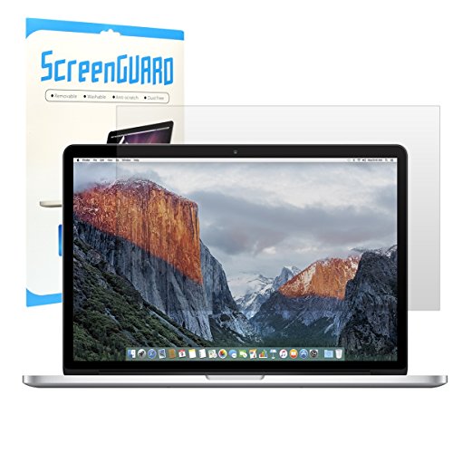 TOP CASE - Ultra-Clear High Definition (HD) LCD Screen Guard Compatible with Apple Old Generation MacBook Pro 15