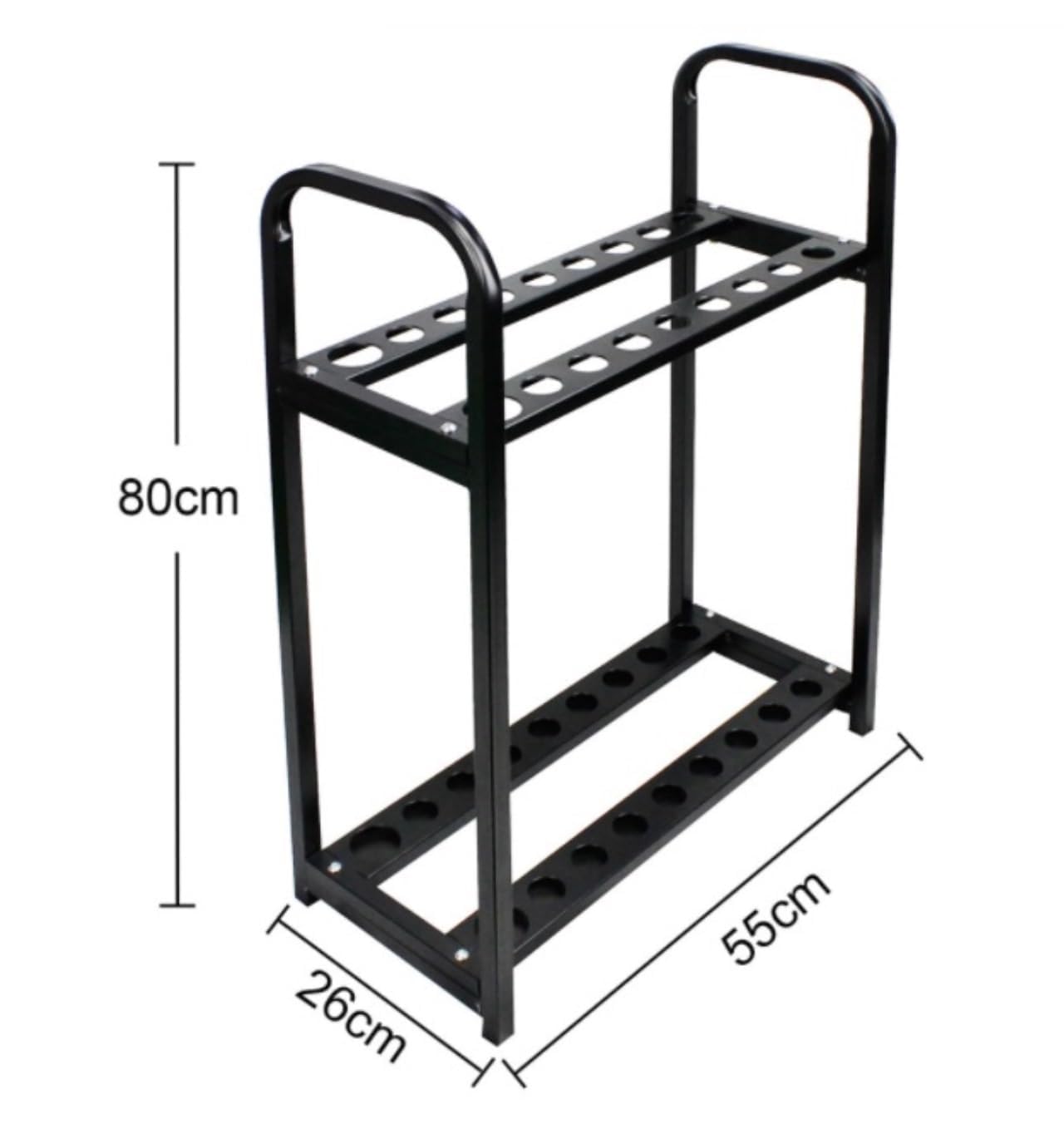 Scaffale portaoggetti per mazze da golf, organizer e espositore per fino a 27 putter, resistente supporto per attrezzatura da golf, ideale per casa e garage, design salvaspazio