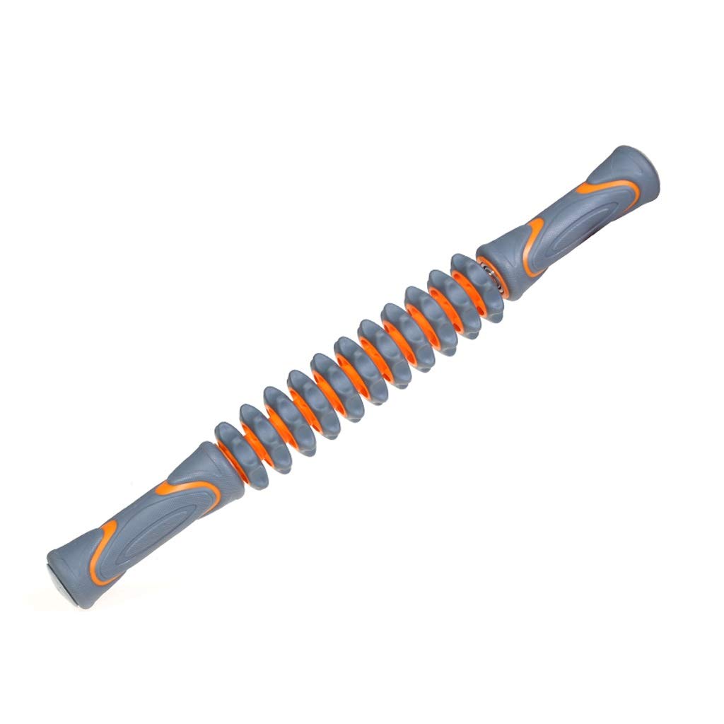 Muscle Roller Stick, Gear Muscle Relaxation Massage Stick Wolf Tooth Fitness Roller Sports Yoga Roller Stovepipe Fascia Stick (Color : C)