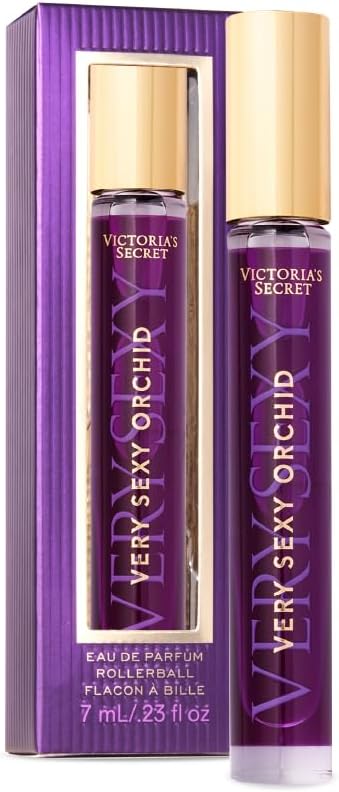 Victoria's Secret Very Sexy Orchid Eau de Parfum Rollerball, Notes of Blackcurrant, Orris Woods & Sheer Patchouli, Travel Size Mini Perfumes for Women (0.23 oz)