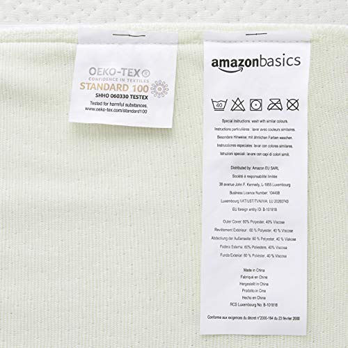 Amazon Basics Memory-Foam Pillow with Aloe Vera - 60 x 40 x 12 cm - Image 6