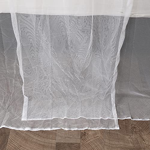 Mengersi Dossel de cama para cama queen size completa, cortinas de cama de dossel rede mosquiteira e