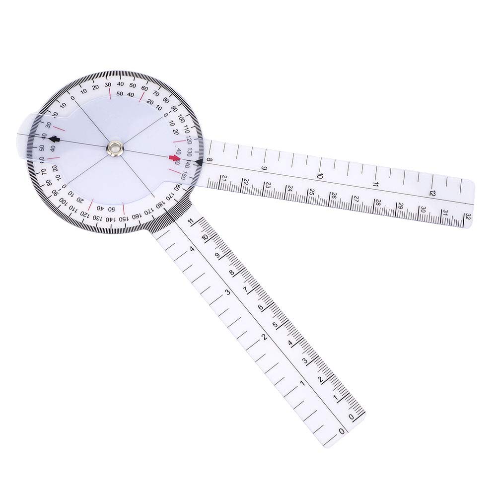 Goniomètre Médical, Plastique Goniometre Kiné Medical Goniomètre 6/8/10 pouces 3 pièces Multi-Règle Goniomètre Angle Colonne Vertébrale