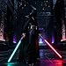 Metal Dueling Lightsaber for Adults & Teens - Heavy-Duty Aluminum Hilts, 16-Color RGB LEDs with Smooth Swing Sound, USB-Rechargeable Light Saber - Realistic Light Sword for Cosplay & Gifts(2pcs)