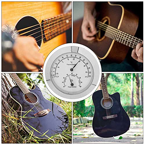 Vochtigheidsmeter, Muziekinstrument Accessoires Viool Onderdelen Twee Temperatuurschaal Kleine Perfecte Tool voor Gitaar… - Image 5