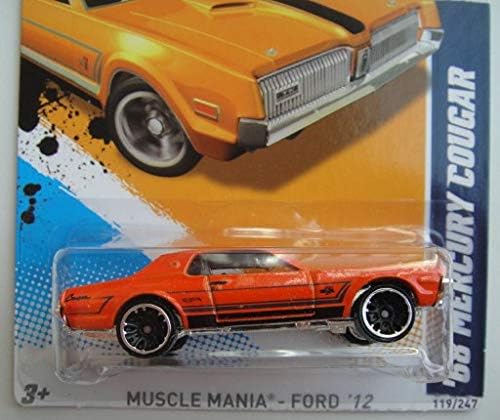 Miniatura 2 de Hot Wheels 2012 Muscle Mania Ford 910, Orange '68 Mercury Cougar 119247