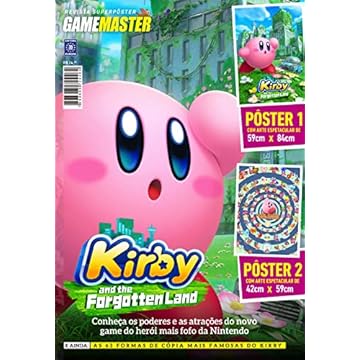 Capa do livro Superpôster Game Master - Kirby and the Forgotten Land