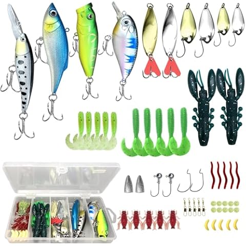 Vaestarpro Fishing Lure Set with Accessories Cover