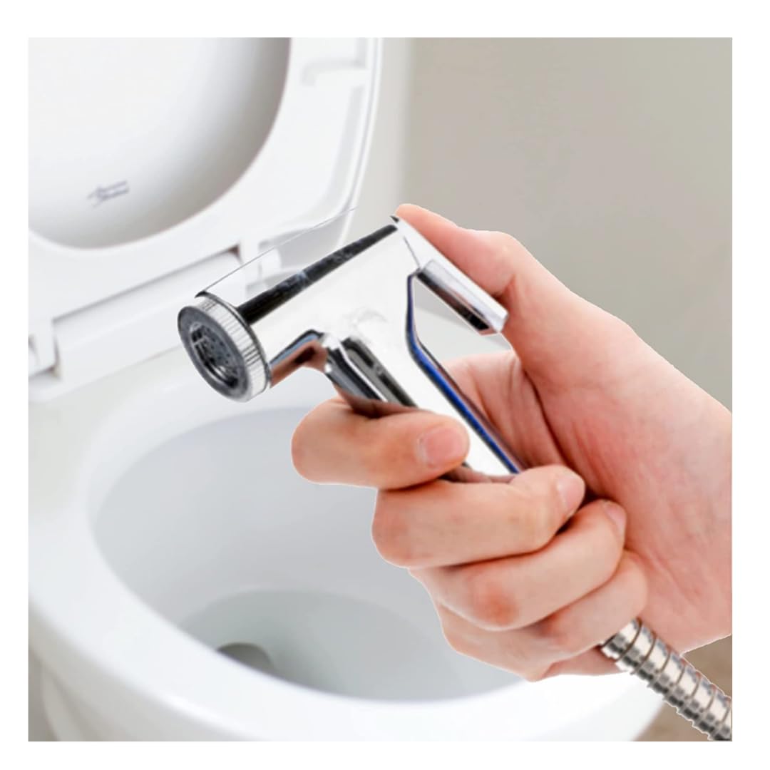 BATHBLISS Conti Chrome Finish Health Faucet Head Only (Pack of 1) 1